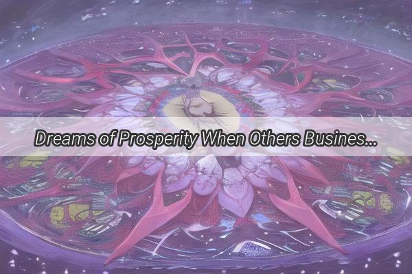 Dreams of Prosperity When Others Business Success Outshines Yours